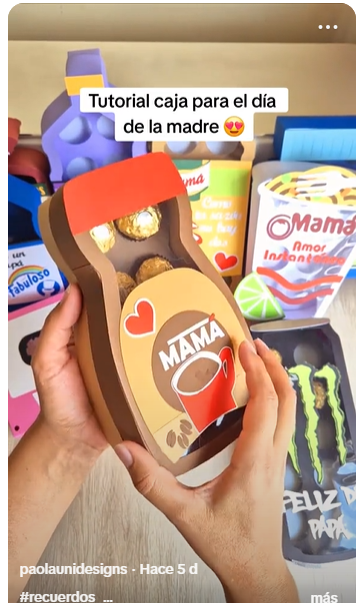 Tutorial caja para el día de la Madre de TikTok